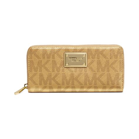 michael kors signature wallet on chain|Michael Kors signature continental wallet.